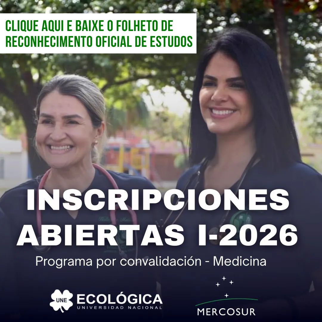 Inscrições Abertas I-2026 - Programa por convalidação Medicina - Clique para baixar o folheto